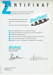 Mitglied des Berker Elektro-System-Technik Kreises
